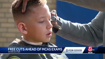 school offered free haircuts, manicures before MCAS testing